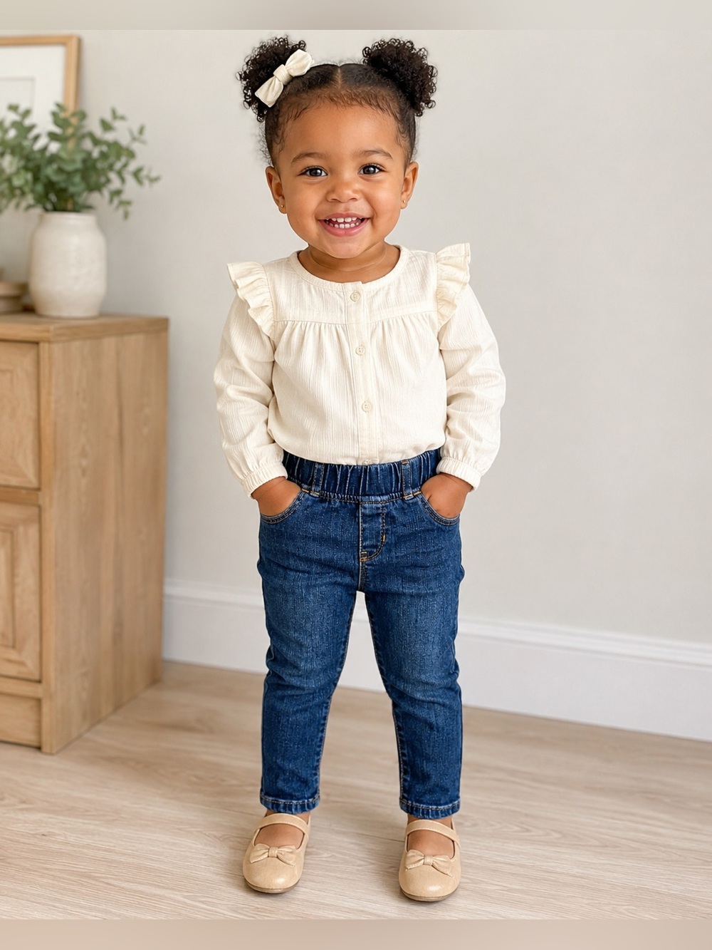 Baby Gap Toddler Girl Dark Wash Legging Jeans Size 4